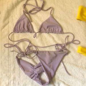Bikinis! Small top medium tie bottoms.